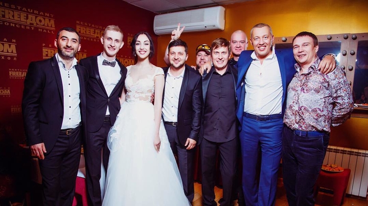 На свадьбе Арины Мунтян выступал 95-й квартал с Владимиром Зеленским, Фото: Instagram